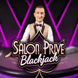 Blackjack Salon Privé slot visual from Ezugi available on spinittcasino.es