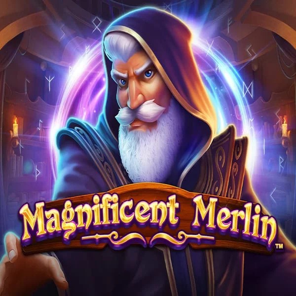 Magnificent Merlin logo – Slots by Greentube at Spinit Casino
