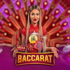 Mega Baccarat by Pragmatic Play, showcased at spinittcasino.es – game logo