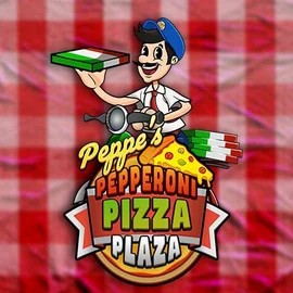 Official Slots logo: Peppe’s Pepperoni Pizza Plaza by Pragmatic Play at Spinit Casino