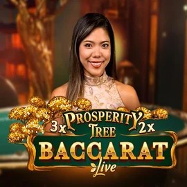 Official Live Casino logo: Prosperity Tree Baccarat by Evolution at Spinit Casino