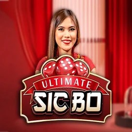 Ultimate Sic Bo online game logo by Ezugi on spinittcasino.es